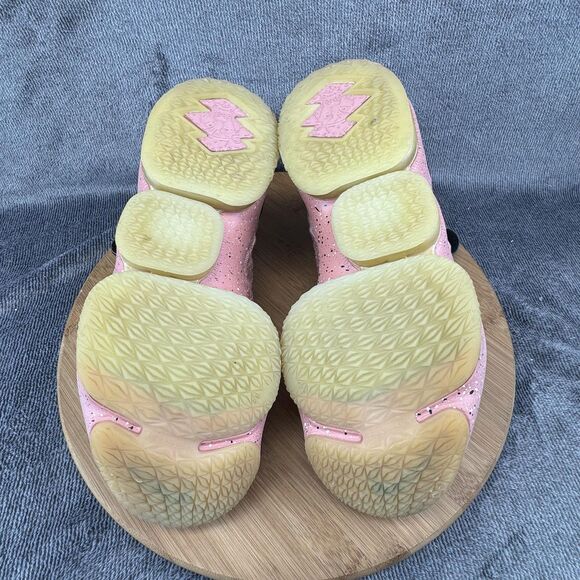 Nike LeBron 15 Shoes Youth Size 7Y Pink Rust Hollywood Basketball 943782-600 - Picture 7 of 10